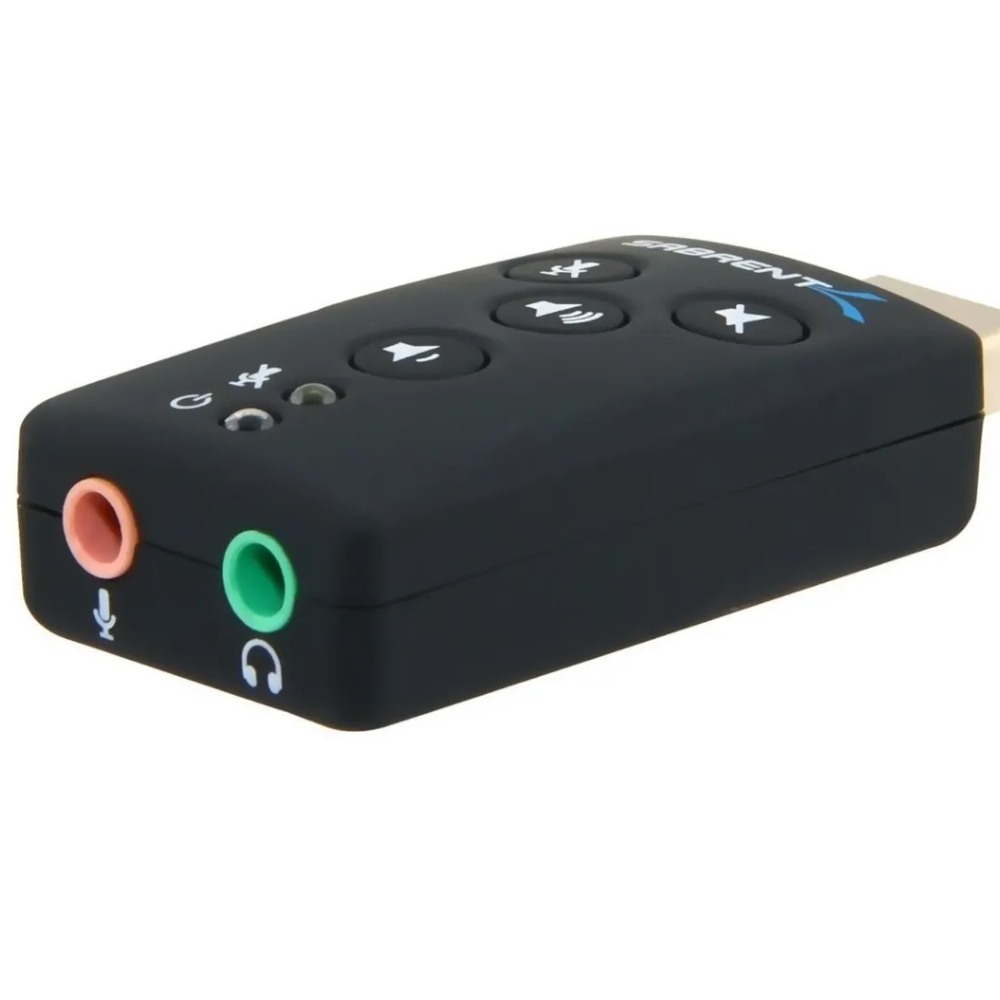Adaptador de sonido SABRENT USB-SBCV USB Estereo 3D