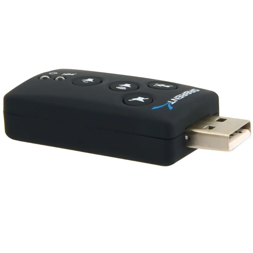 Adaptador de sonido SABRENT USB-SBCV USB Estereo 3D