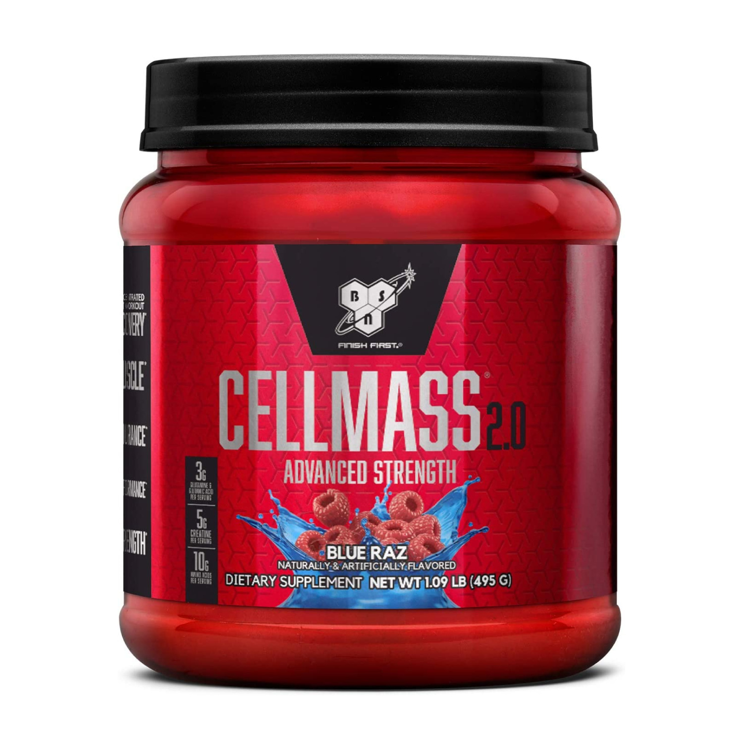 Sistema de Creatina y Aminoacidos BSN CellMass 2.0 495g 25 Serv. - Arctic Berry