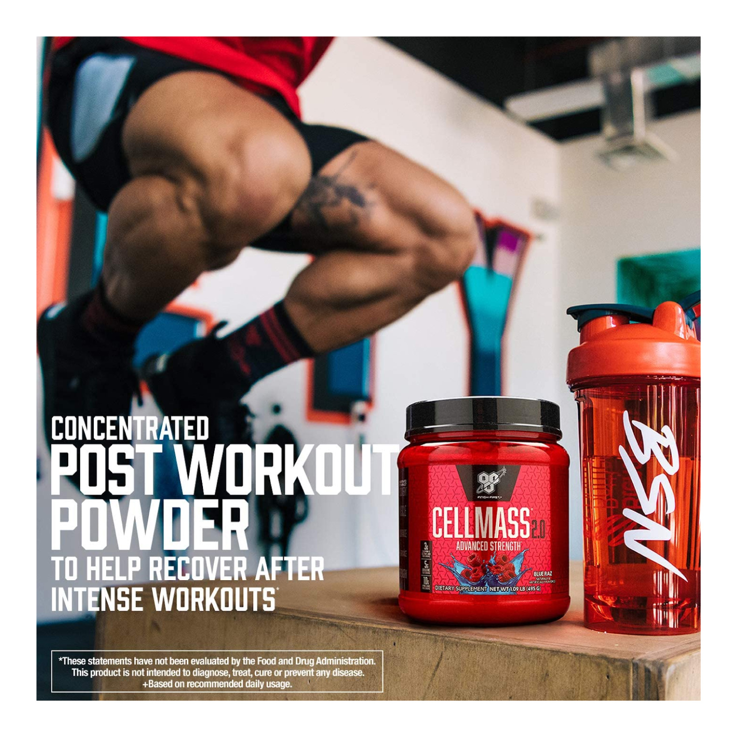 Sistema de Creatina y Aminoacidos BSN CellMass 2.0 495g 25 Serv. - Arctic Berry