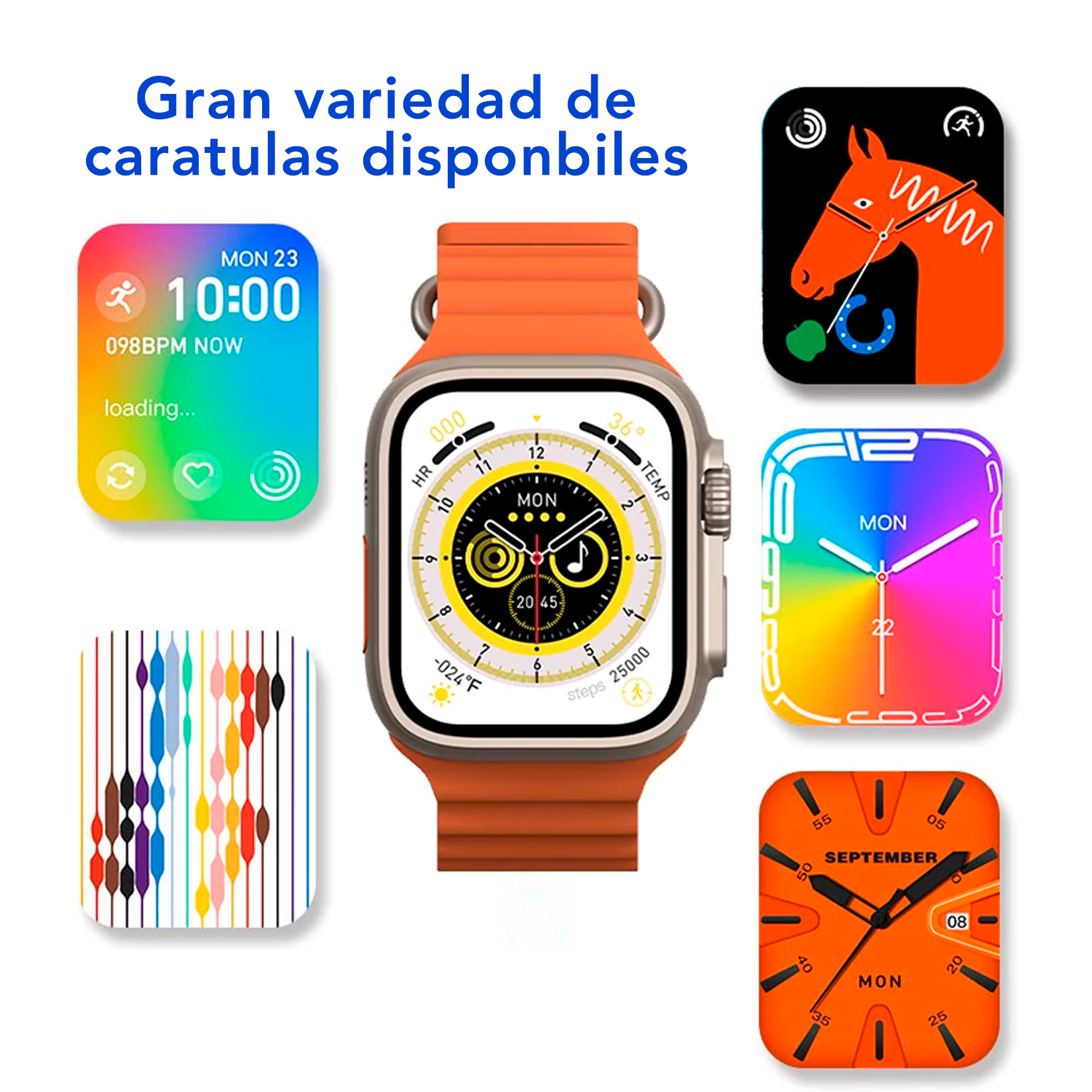 Smartwatch Zd8 Ultra Max Zordai Serie 8 Broche Correa X8 Hw8