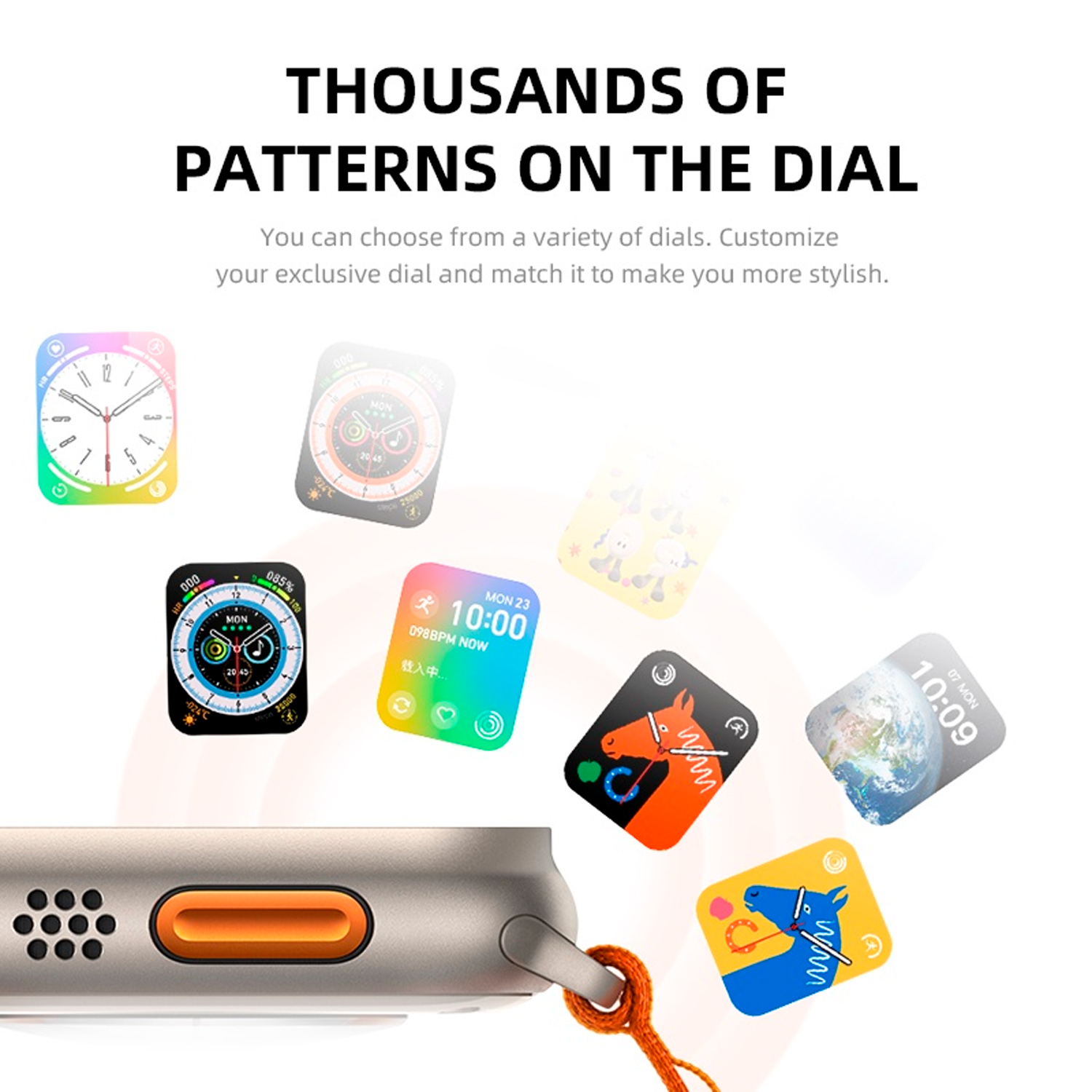 Smartwatch Zd8 Ultra Max Zordai Serie 8 Broche Correa X8 Hw8