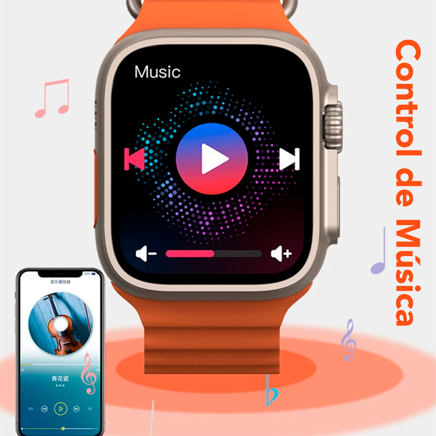 Smartwatch Zd8 Ultra Max Zordai Serie 8 Broche Correa X8 Hw8