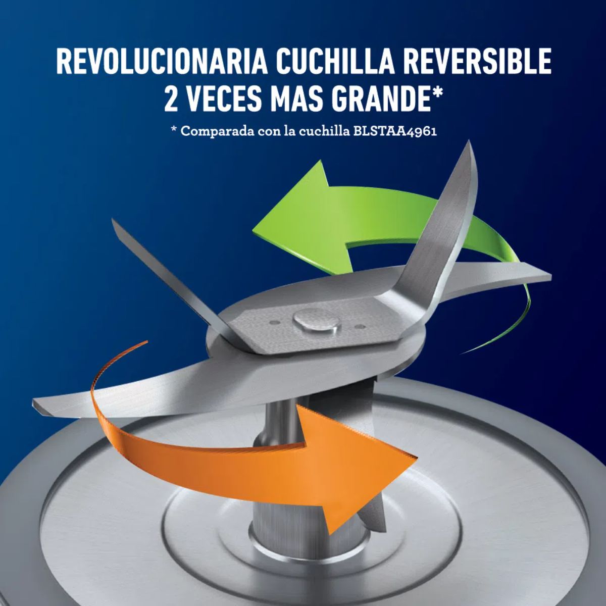 Licuadora Oster con tecnología reversible, negra
