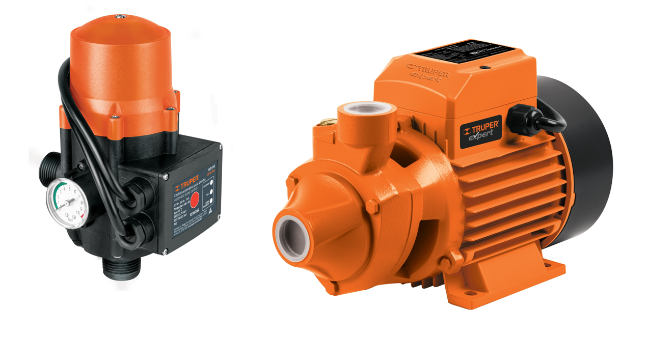 Bomba presurizadora de 1/2 hp con control de presion Truper Expert