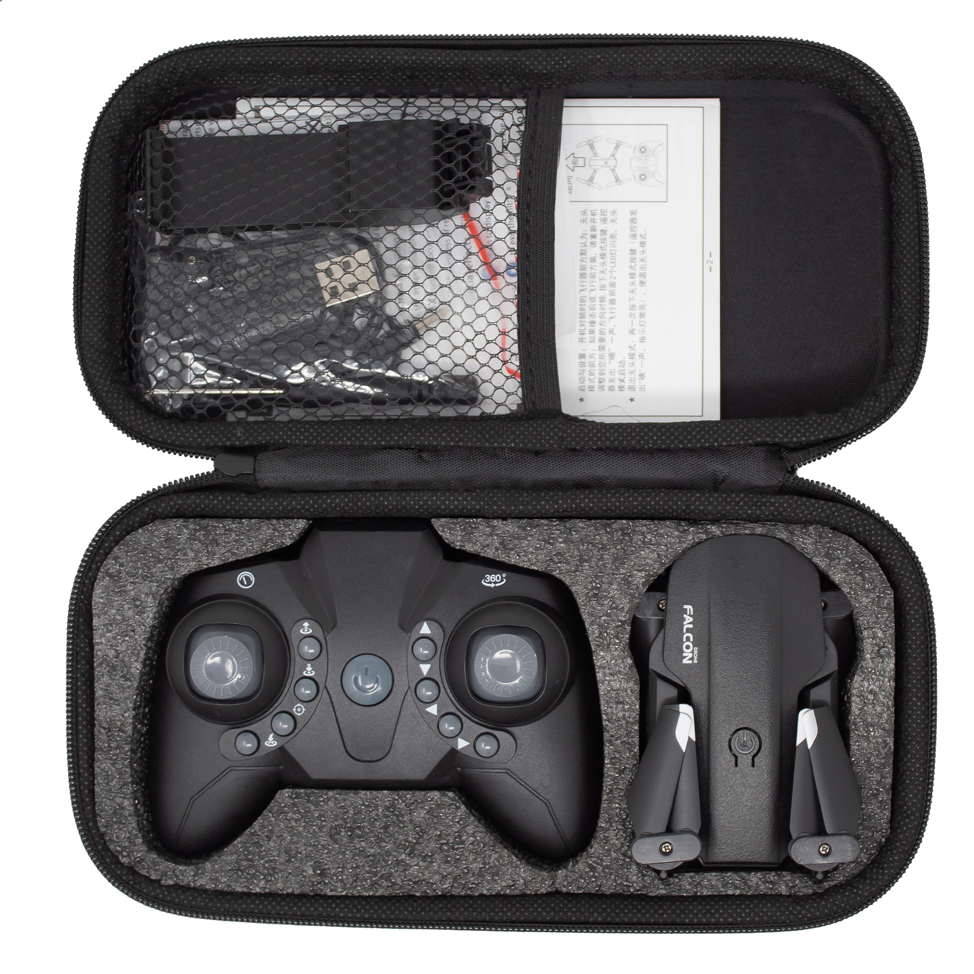 Mini Drone BINDEN Falcon GD93 Cámara 4K, 10 min. de Vuelo 