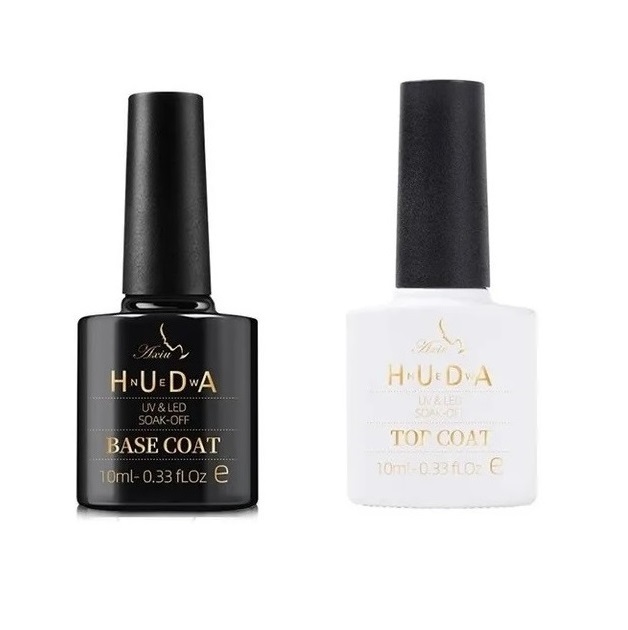 Kit Base Coat + Top Coat Para Esmalte Gelish. 10ml