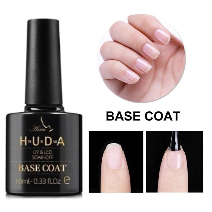 Kit Base Coat + Top Coat Para Esmalte Gelish. 10ml