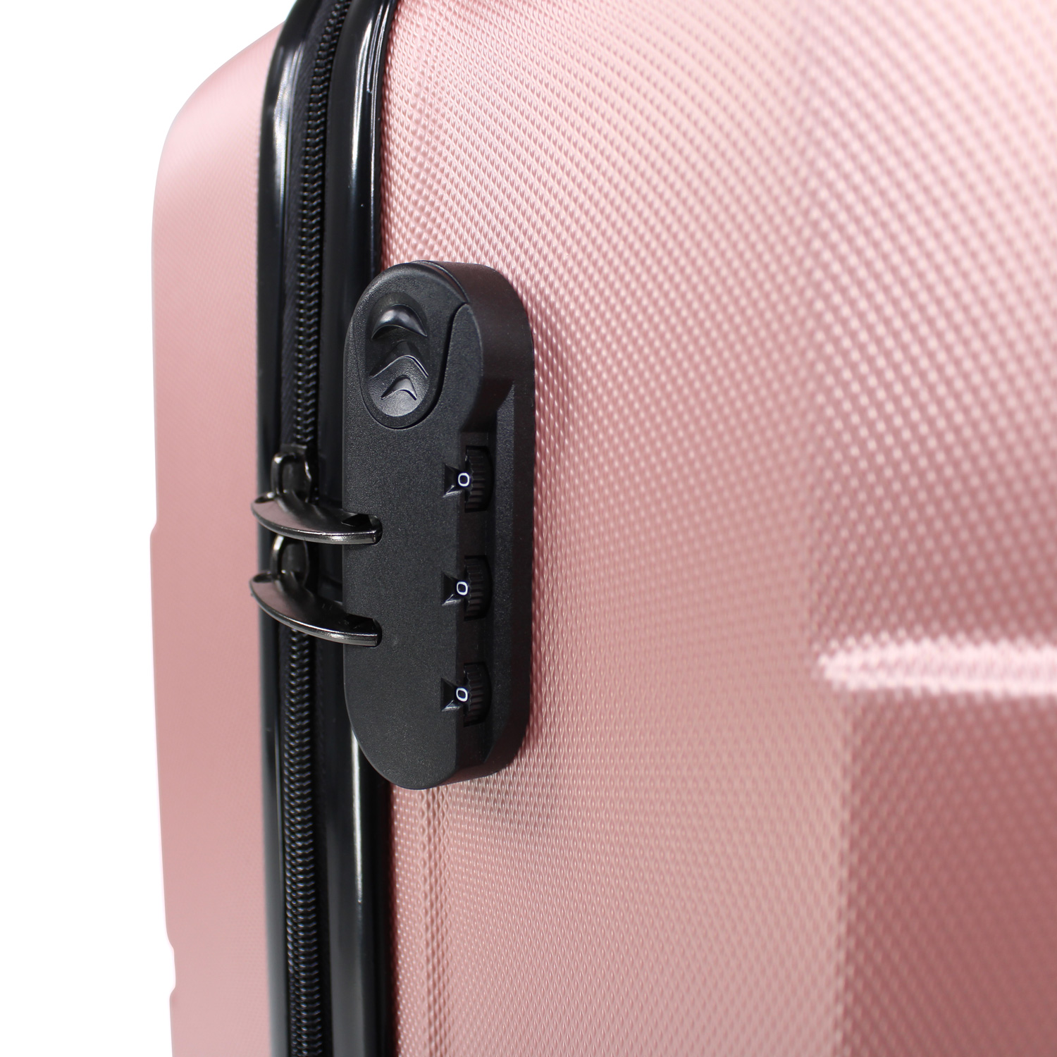 Set Maletas Rigidas Viaje Ultra Resistentes Rose Gold 3pz.