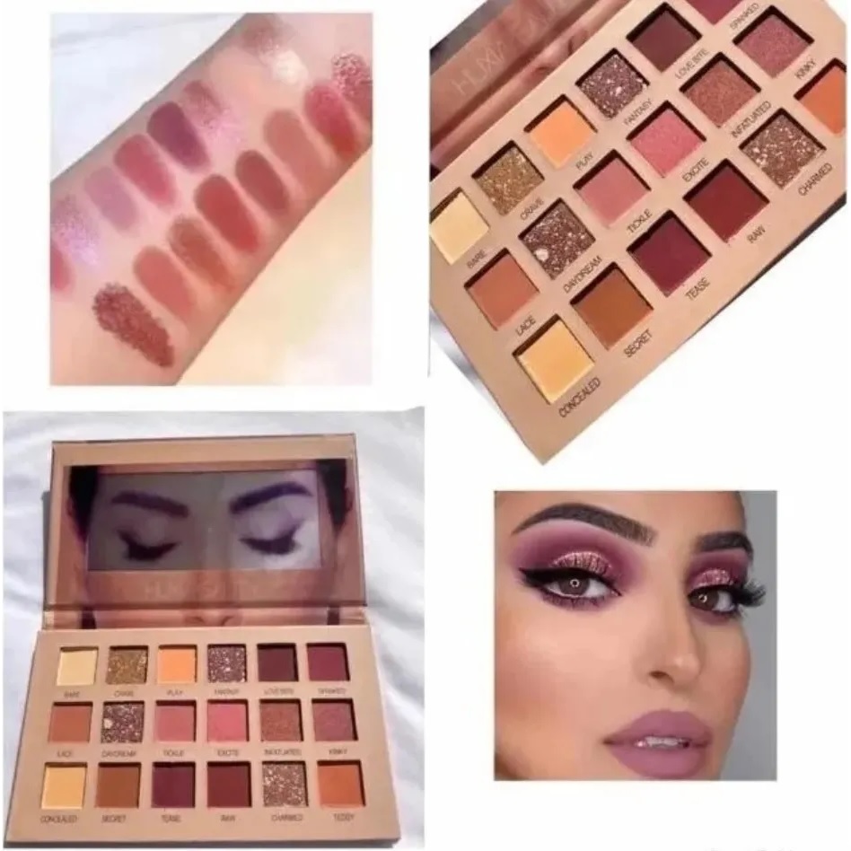 Paleta De Sombra New Nude Maquillaje Con 18 Tonos