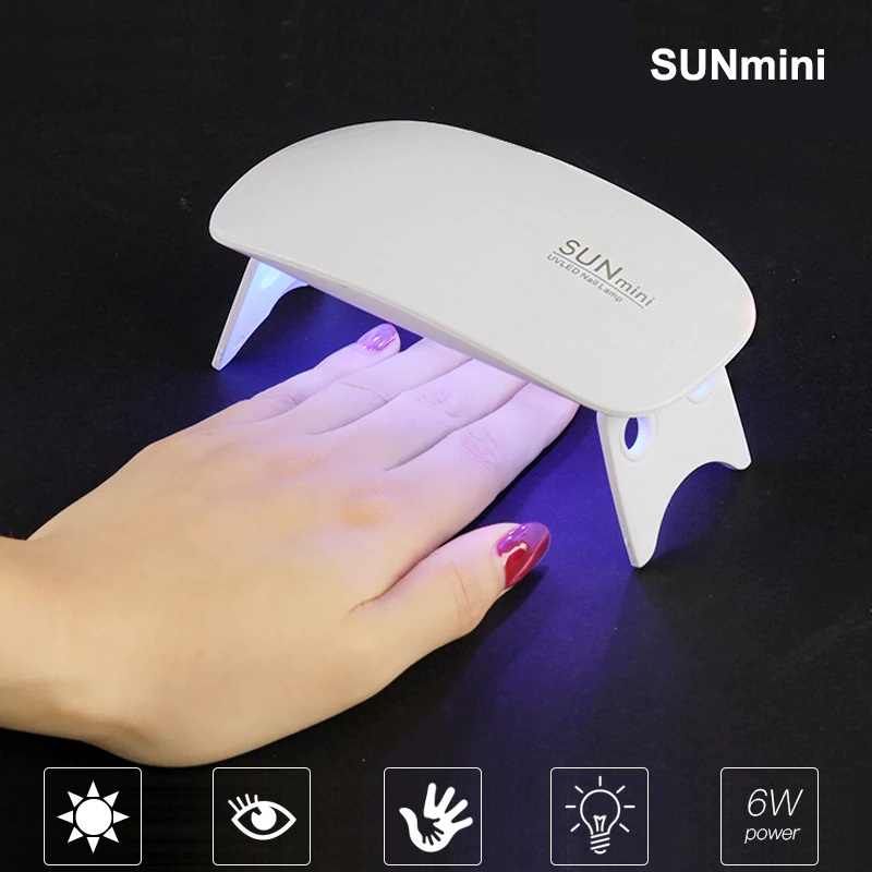 Lampara LED/UV De Uñas Portátil Usb Sun Mini 6W