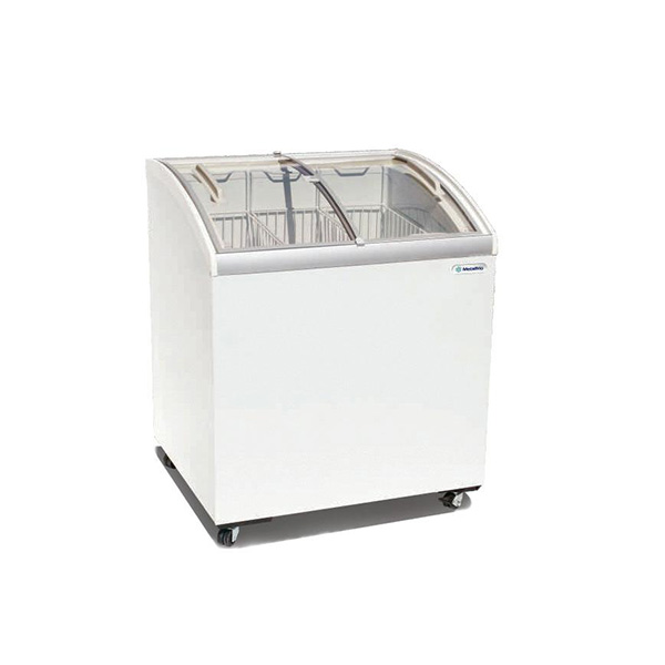  Congelador Horizontal De Puertas Corredizas Cristal Curvo Metalfrio CHC200HC17
