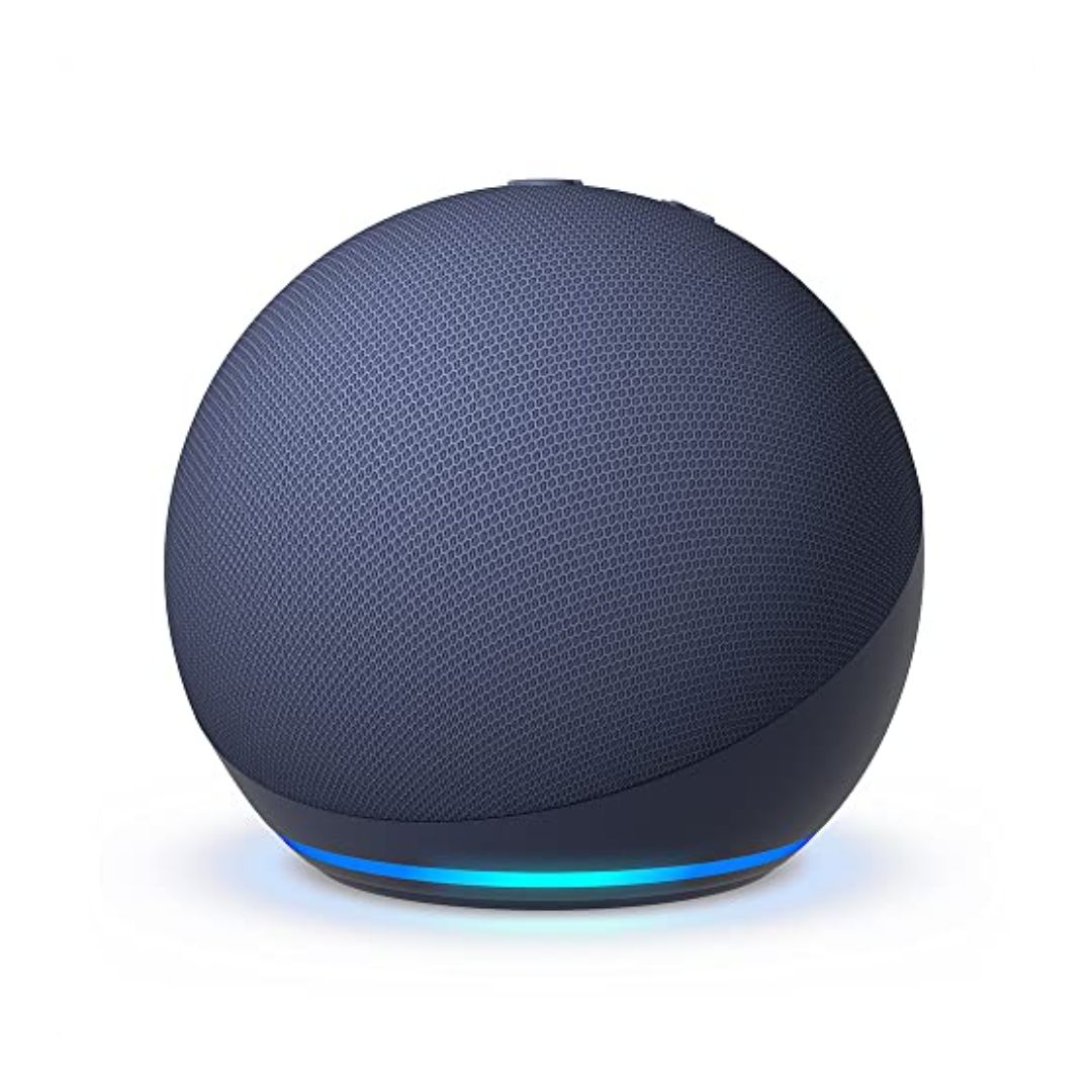 Amazon Echo Dot 5th Gen con asistente virtual Alexa deep sea blue 110V/240V