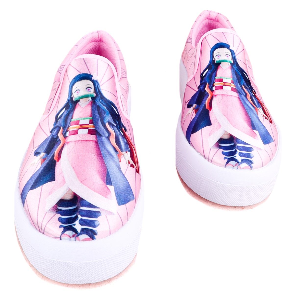 Tenis Nezuko Kamado Kimetsu Anime Elástico Slip On 430-2-rn.
