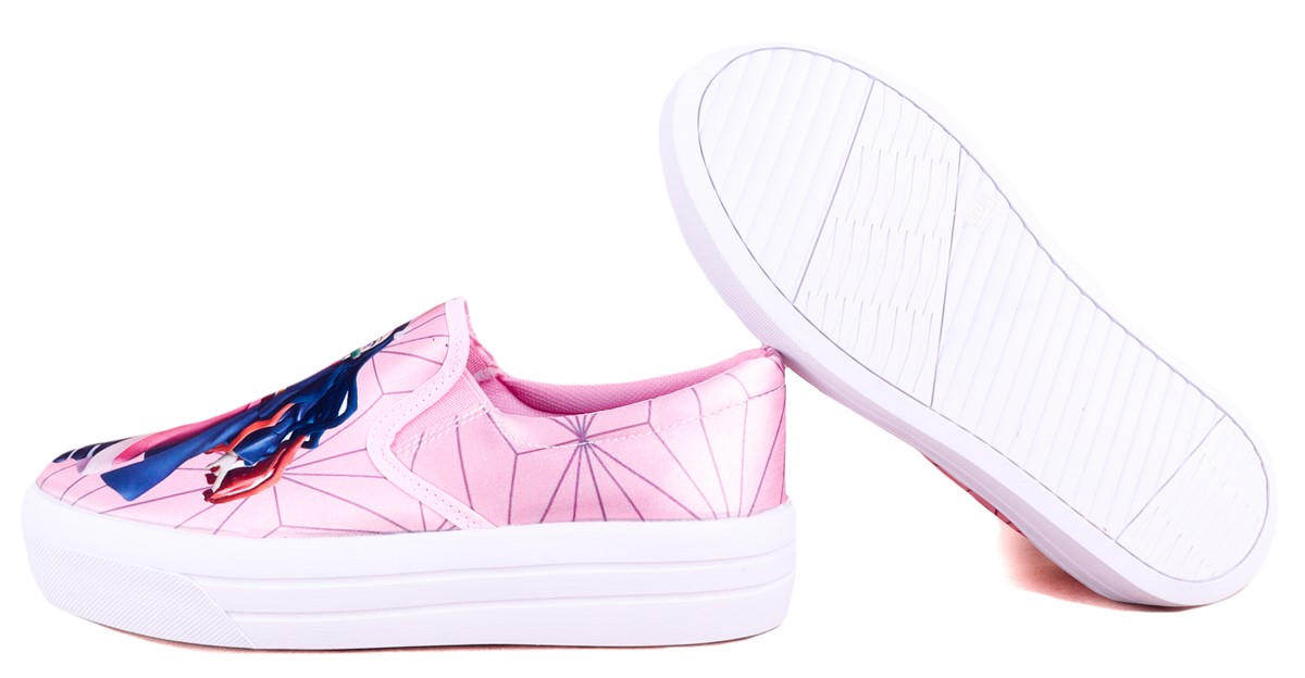 Tenis Nezuko Kamado Kimetsu Anime Elástico Slip On 430-2-rn.