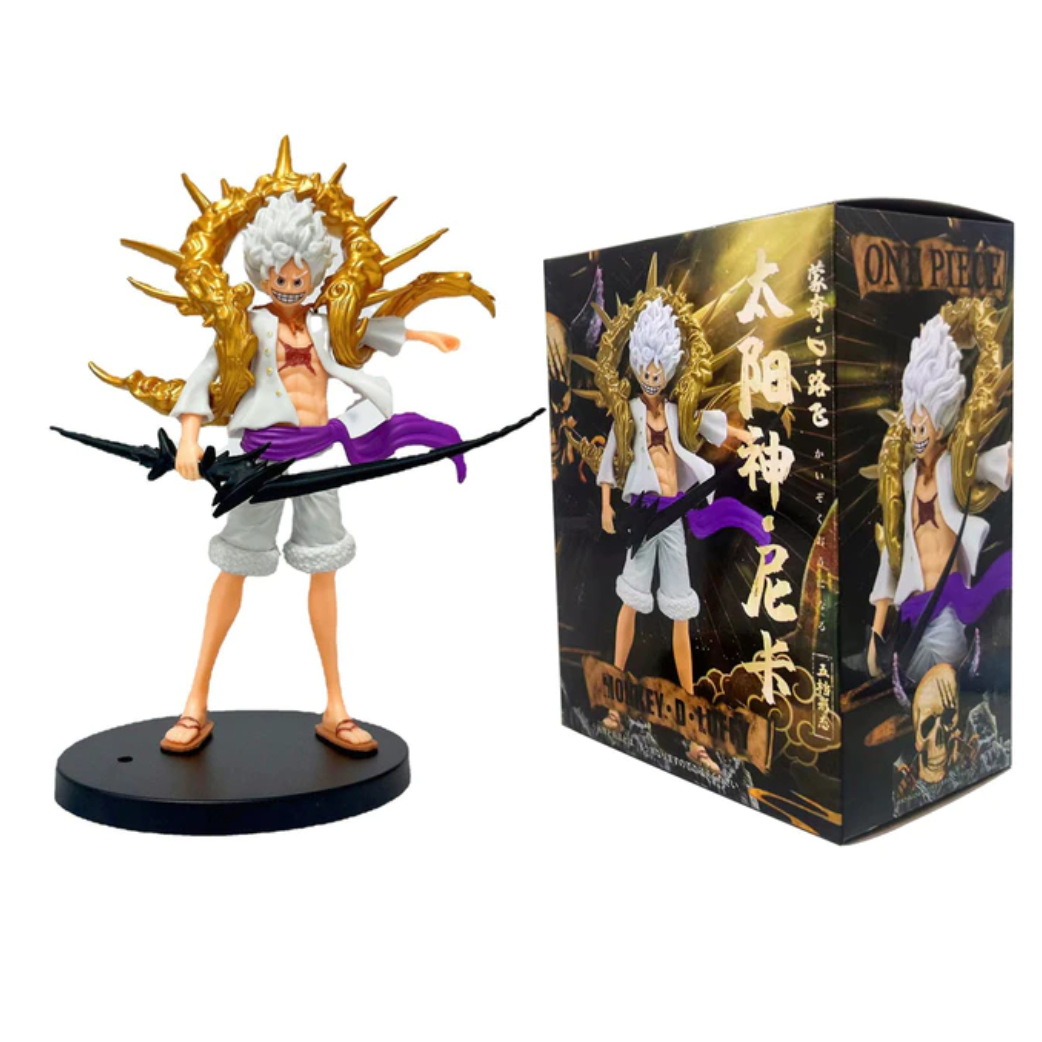 Juguete Muñeco Figura Monkey D. Luffy 3d One Piece Anime Con Caja 20 Cm