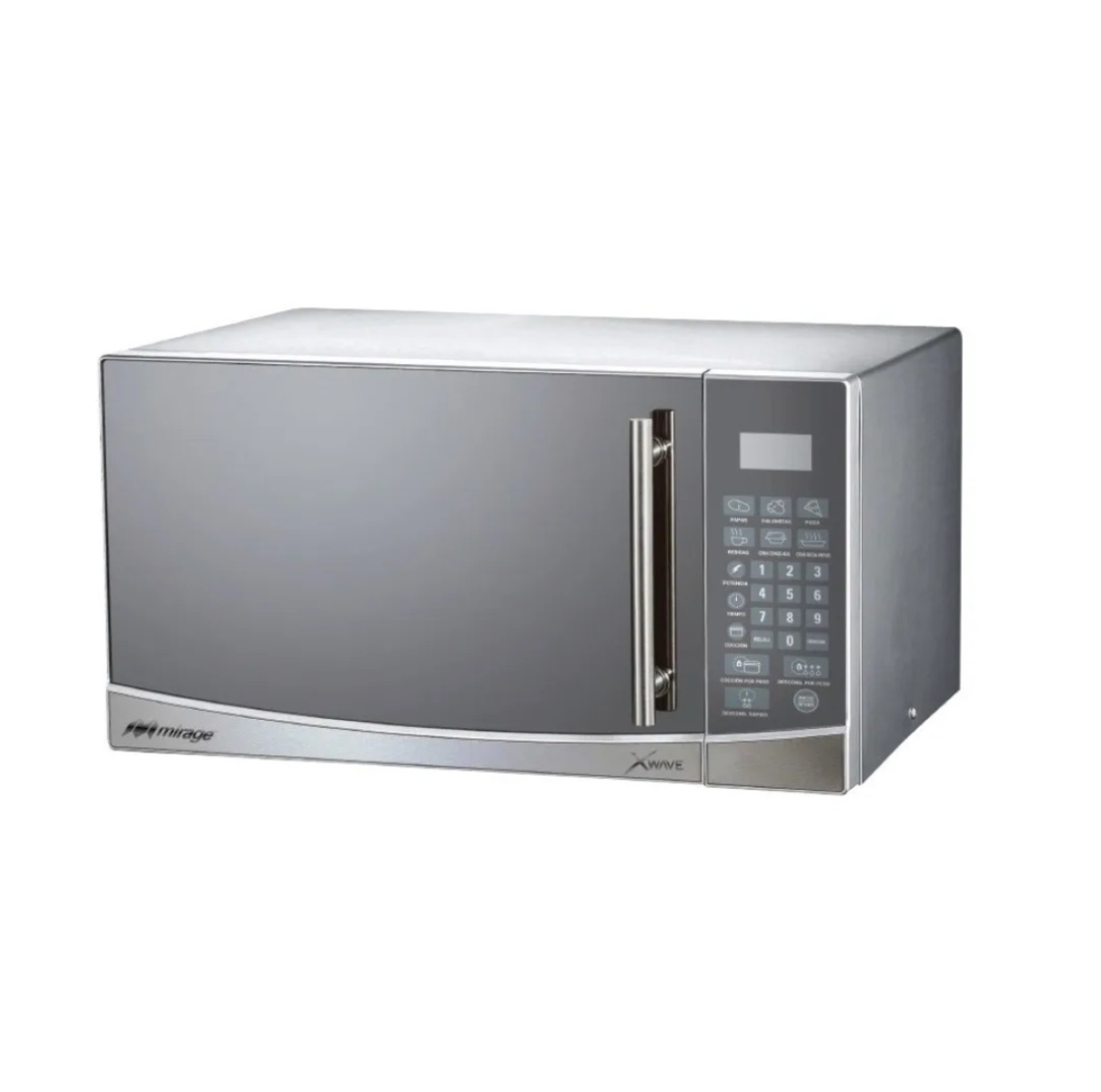HORNO DE MICROONDAS MIRAGE MWD020E 0.7 FT3 XMAVE ACABADO ESPEJO ENDY10***.