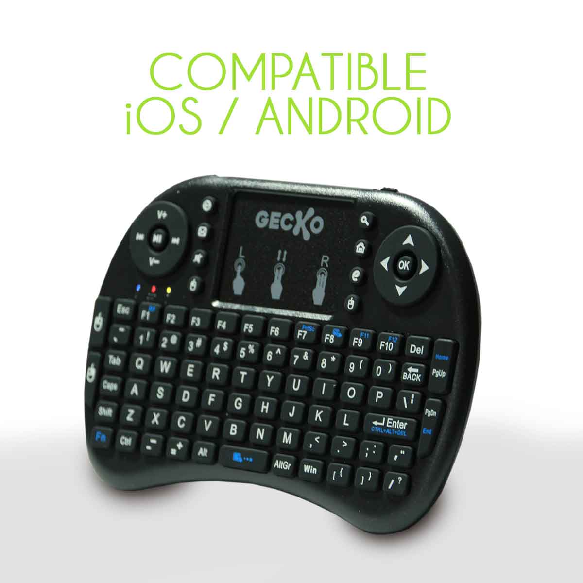 Mini Teclado Inalámbrico Smart Tv, Tv Box, Pc, Xbox Gecko