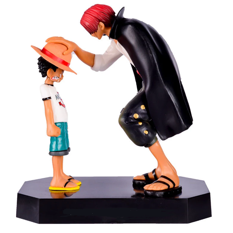 Figura Juguete Muñeco Monkey D. Luffy One & Shanks One Piece 25 Cm.