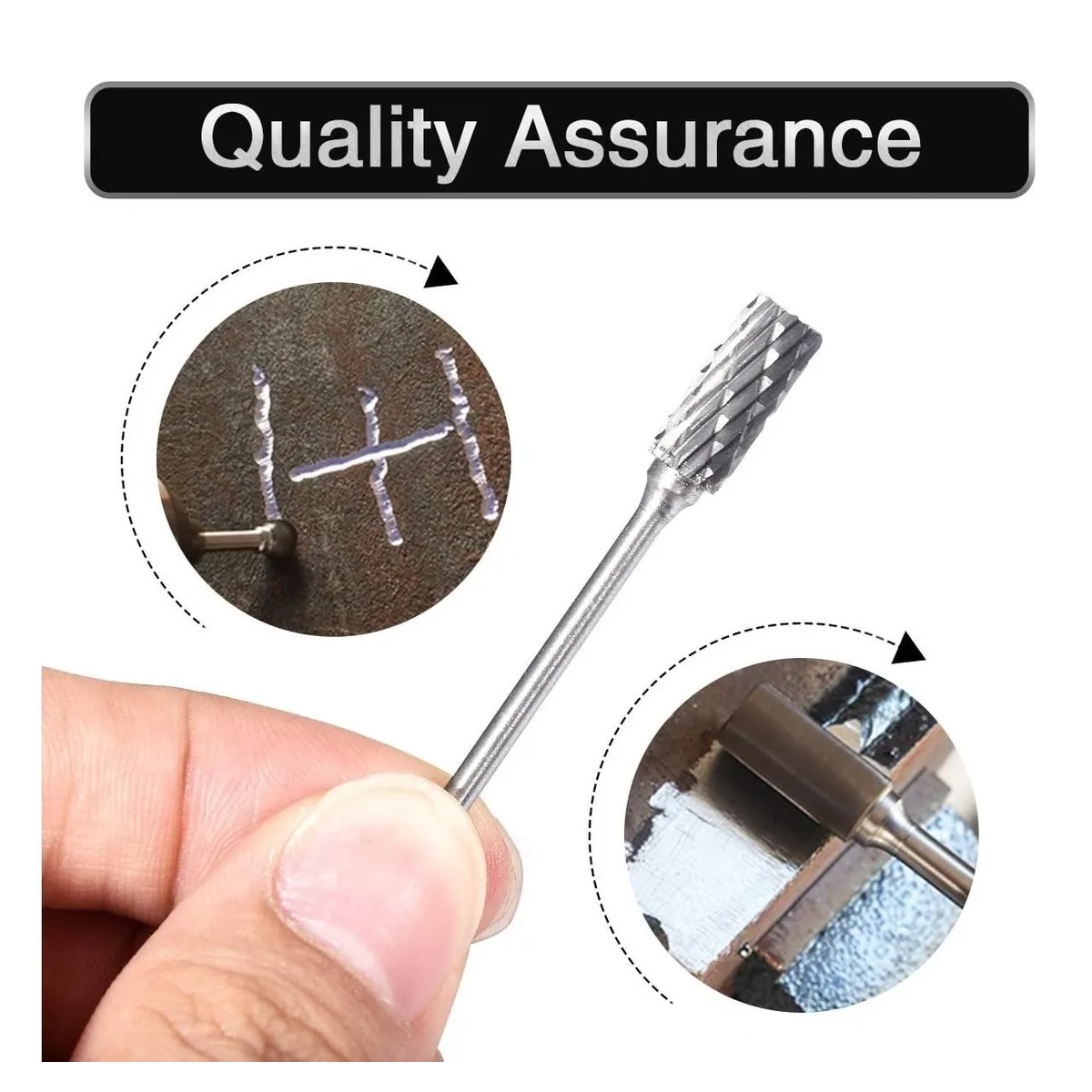 Set 10 Brocas Fresas Rotativas D Carburo Tungsteno Para Taladro