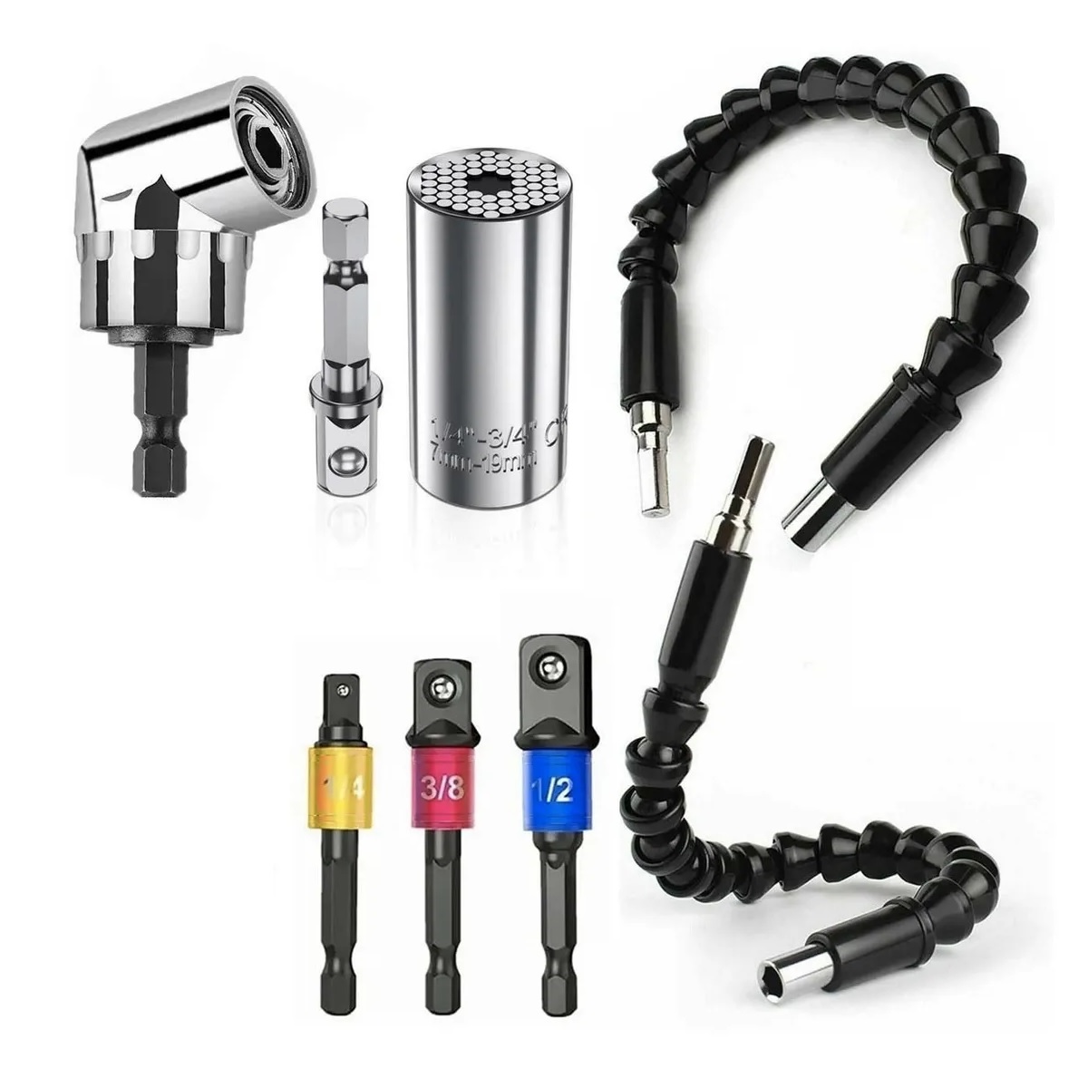 Juego De Brocas Para Extensión Taladro Angular Herramientas