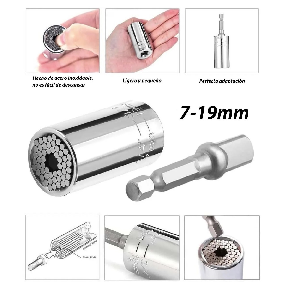 Juego De Brocas Para Extensión Taladro Angular Herramientas