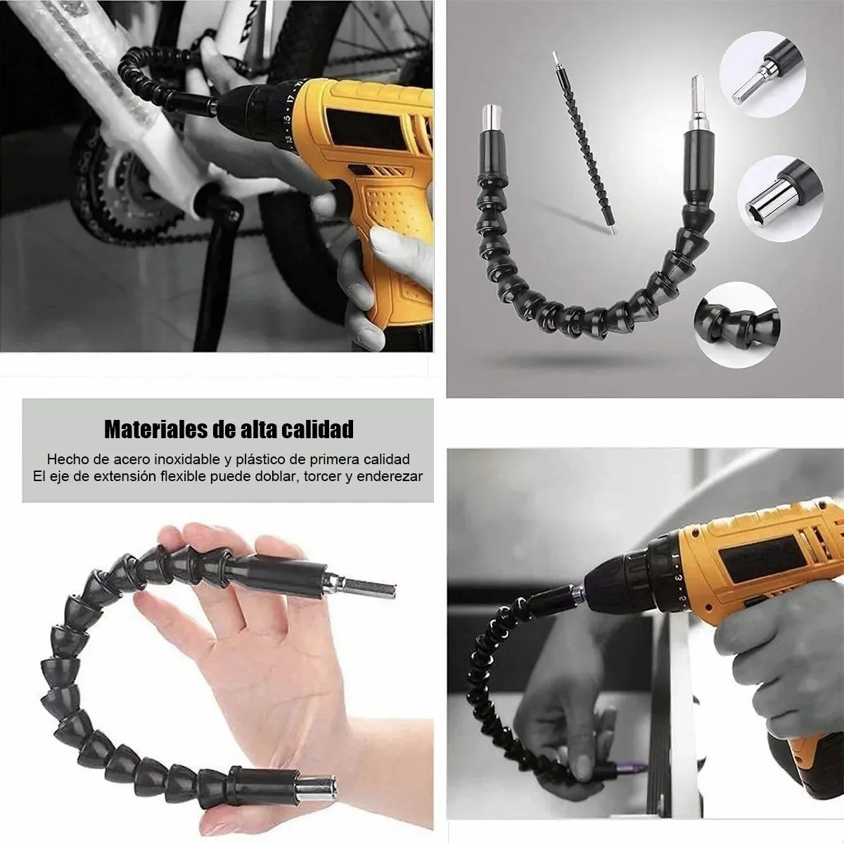 Juego De Brocas Para Extensión Taladro Angular Herramientas