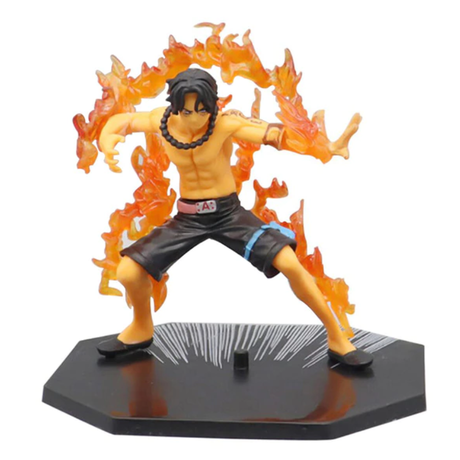 Juguete Muñeco Figura Portgas D.ace One Piece Anime Con Caja