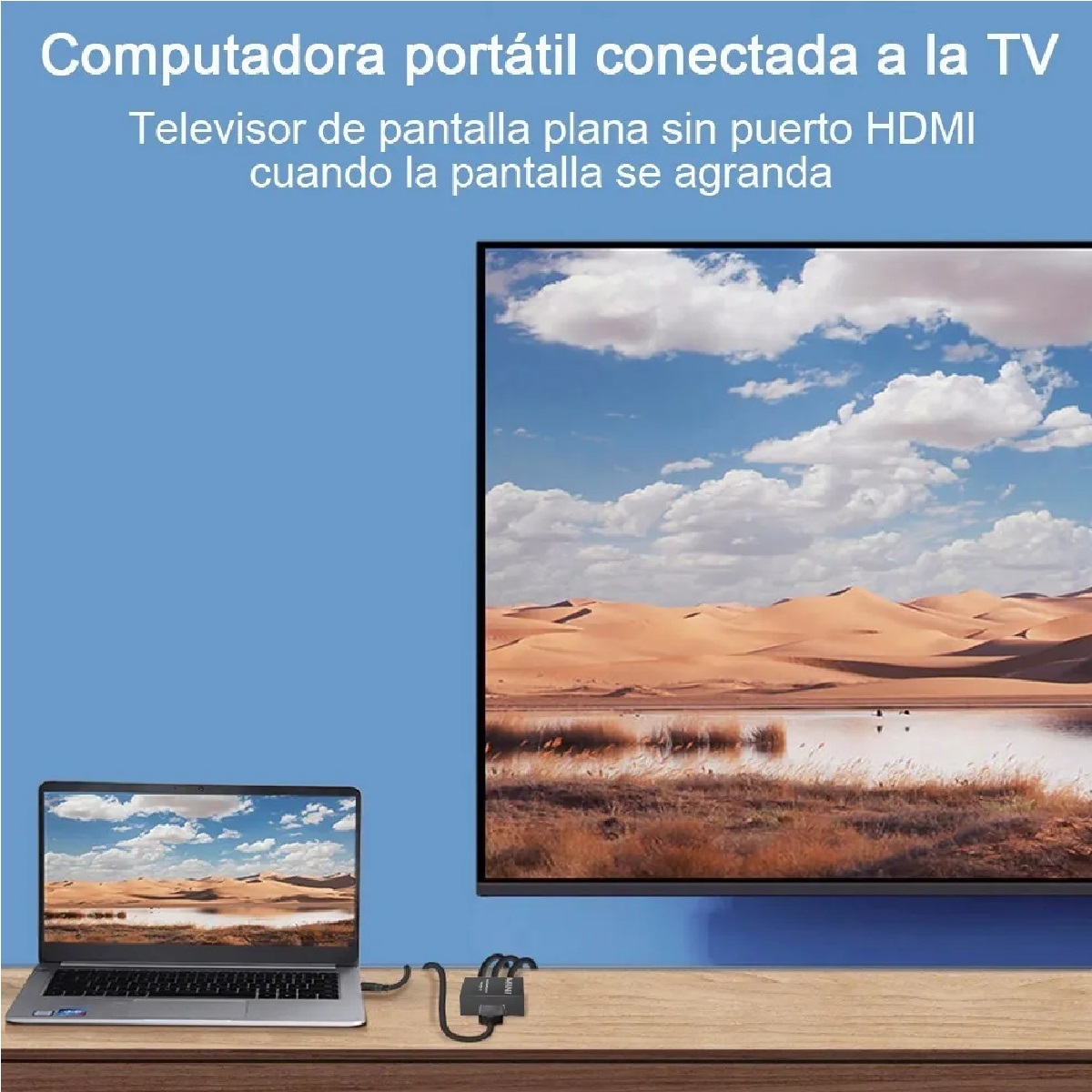 Adaptador De Convertidor De Audio Y Video Tv Hdmi A Rca 1080