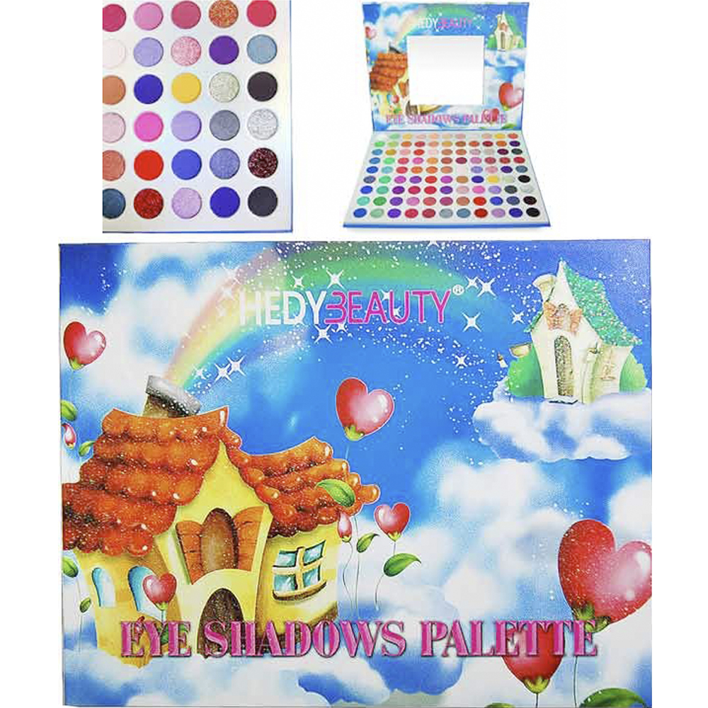 Paleta de sombras de ojos 99 tonos mate, brillante y glitter