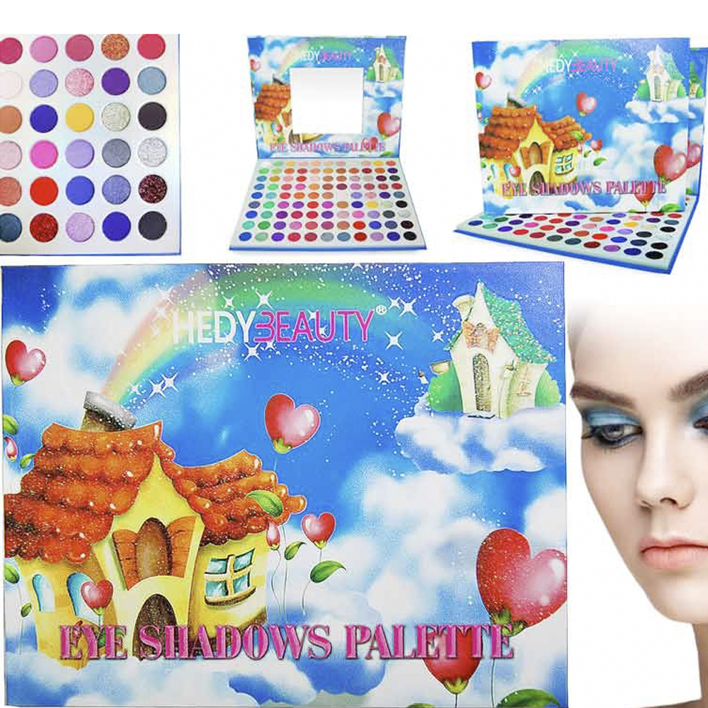 Paleta de sombras de ojos 99 tonos mate, brillante y glitter