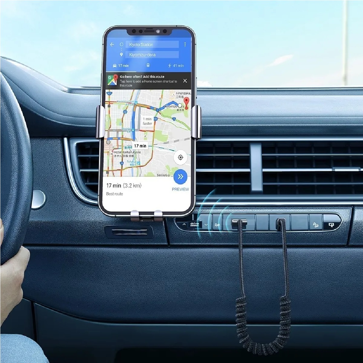 Receptor Usb Bluetooth 5.1 Para El Coche Con Toma Aux De 3,5