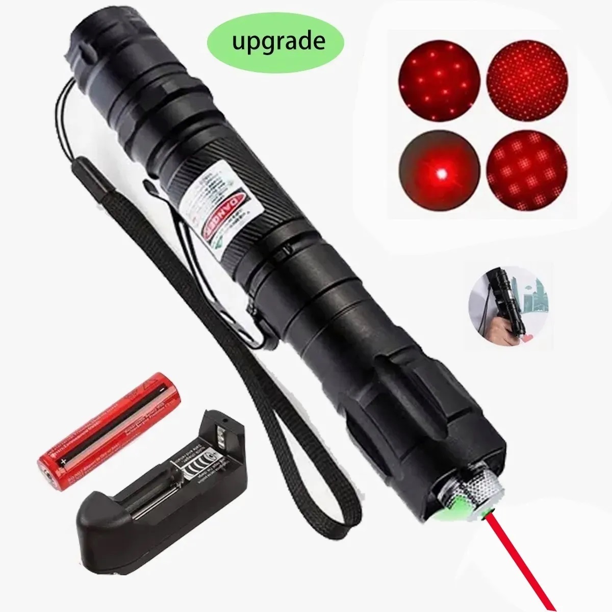 Puntero Laser Rojo Potente 5000mw Apuntadores Láser