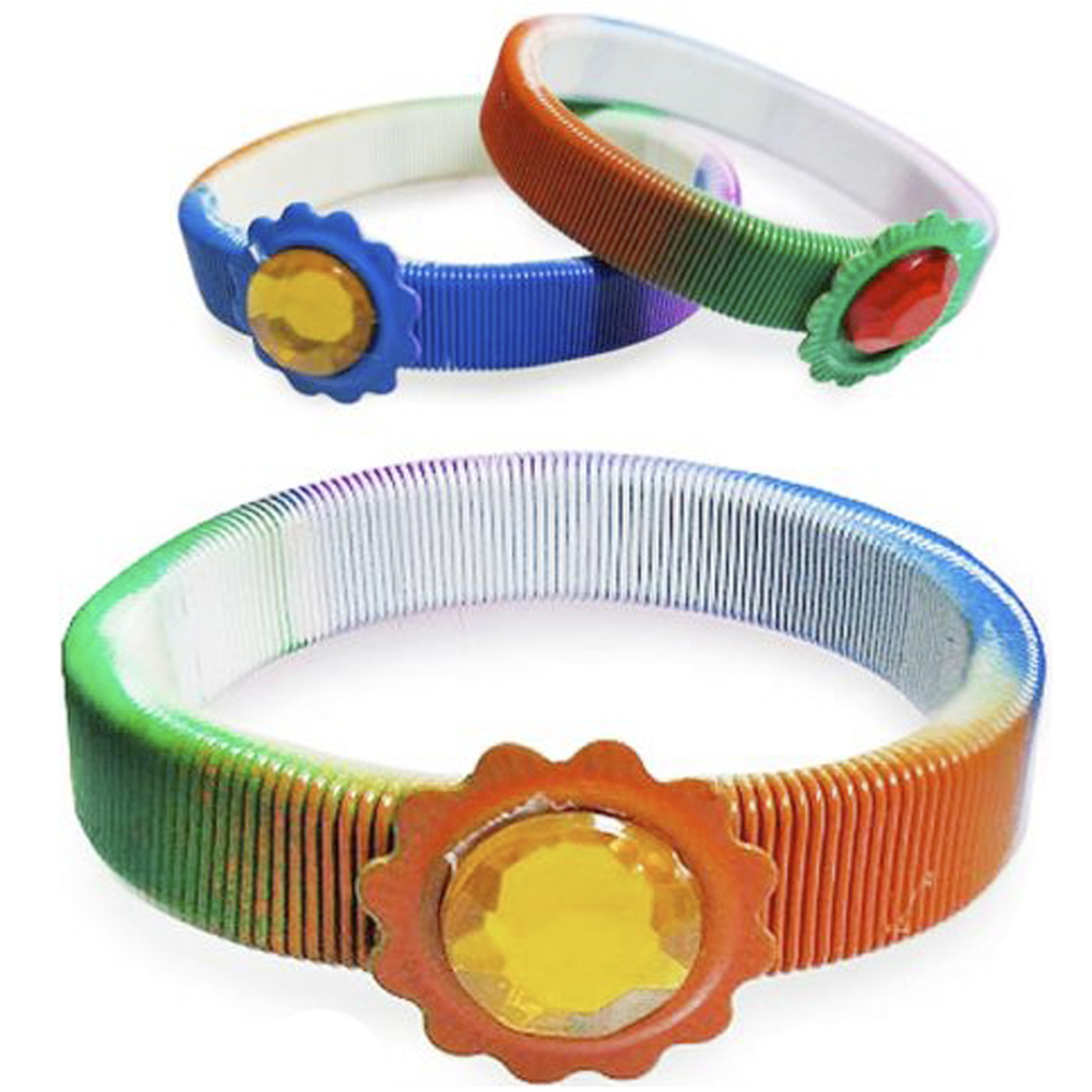 4 Pulsera acero tornasol 5 cm