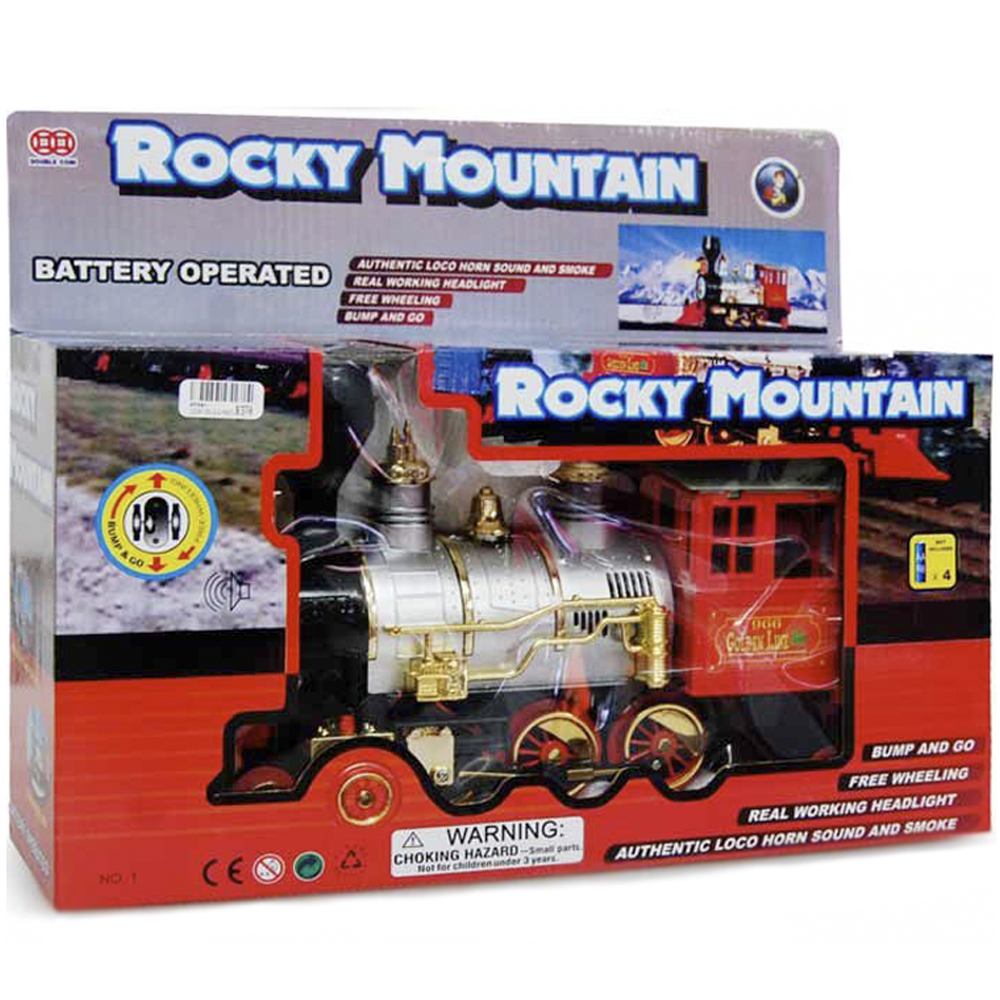 Locomotora tren led saca humo y movimiento