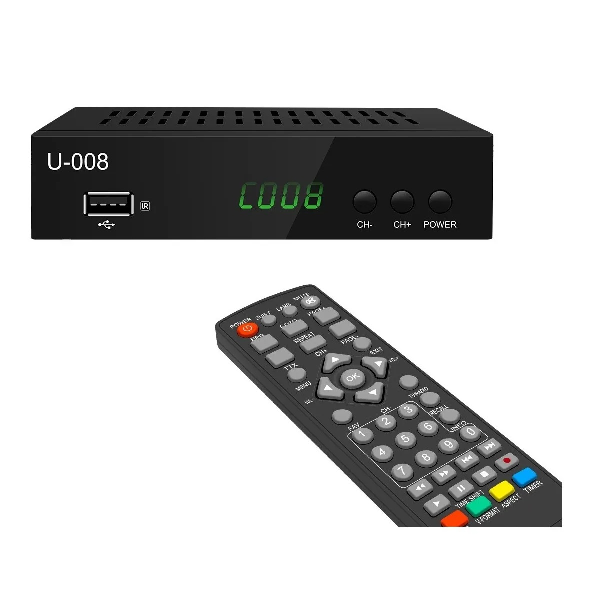 Decodificador Y Convertidor Digital Tv Full Hd 1080p