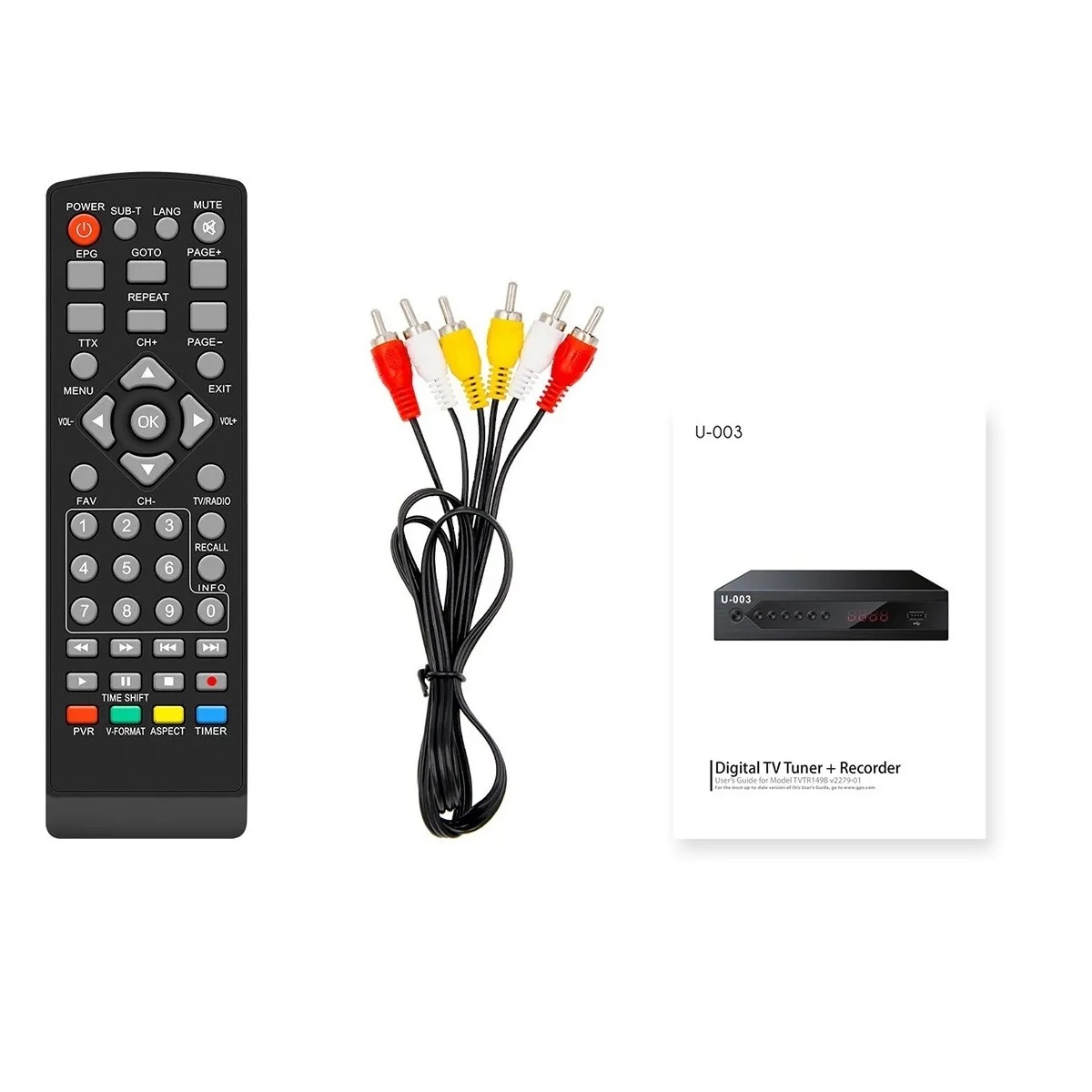 Decodificador Y Convertidor Digital Tv Full Hd 1080p