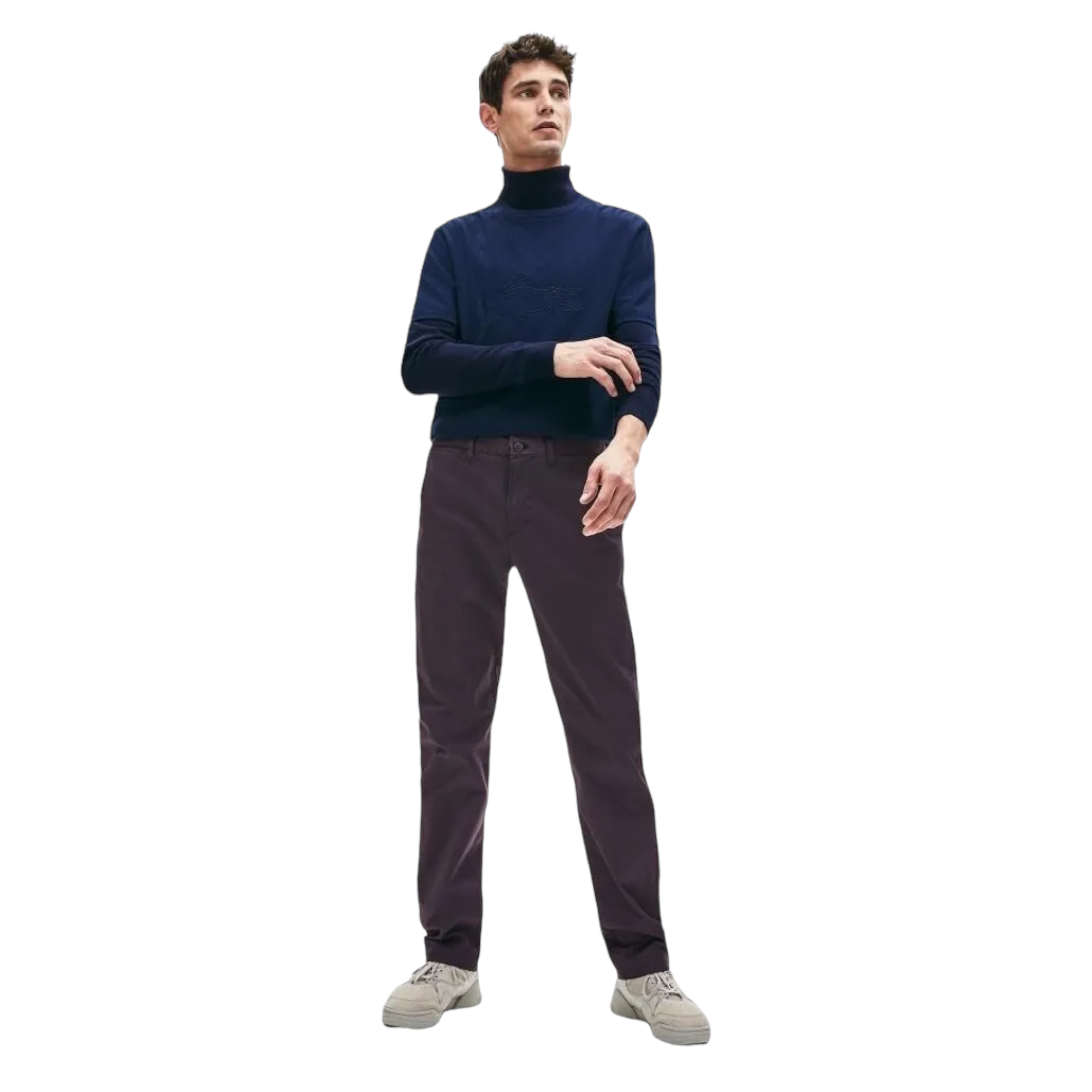 Pantalón Lacoste Regular Fit Azul Marino Para Caballero 