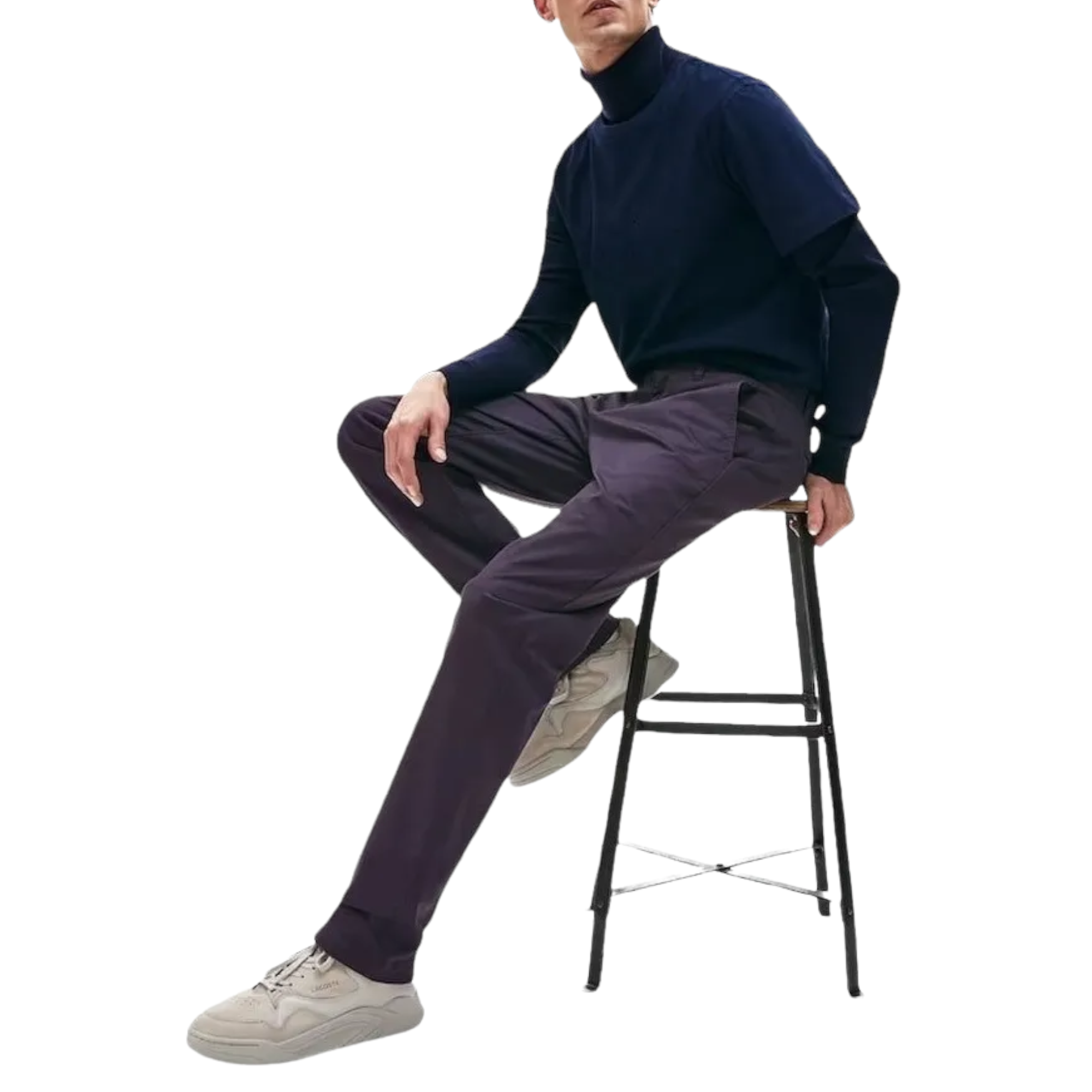 Pantalón Lacoste Regular Fit Azul Marino Para Caballero 