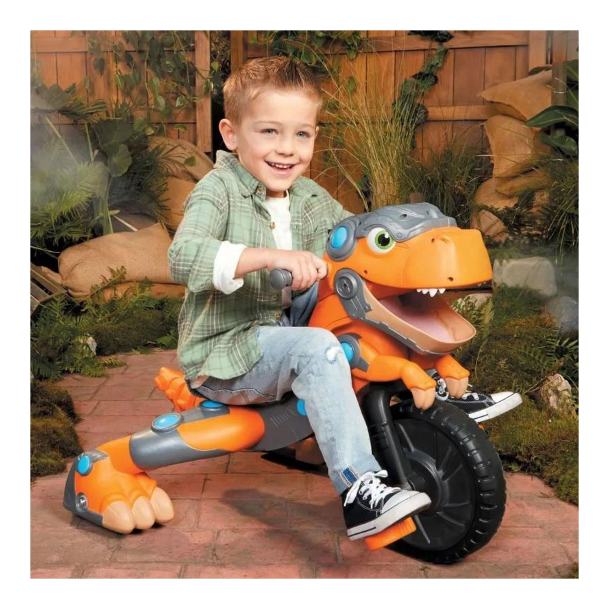 Triciclo Niño Dinosaurio Little Tikes Chompin' Dino Trike
