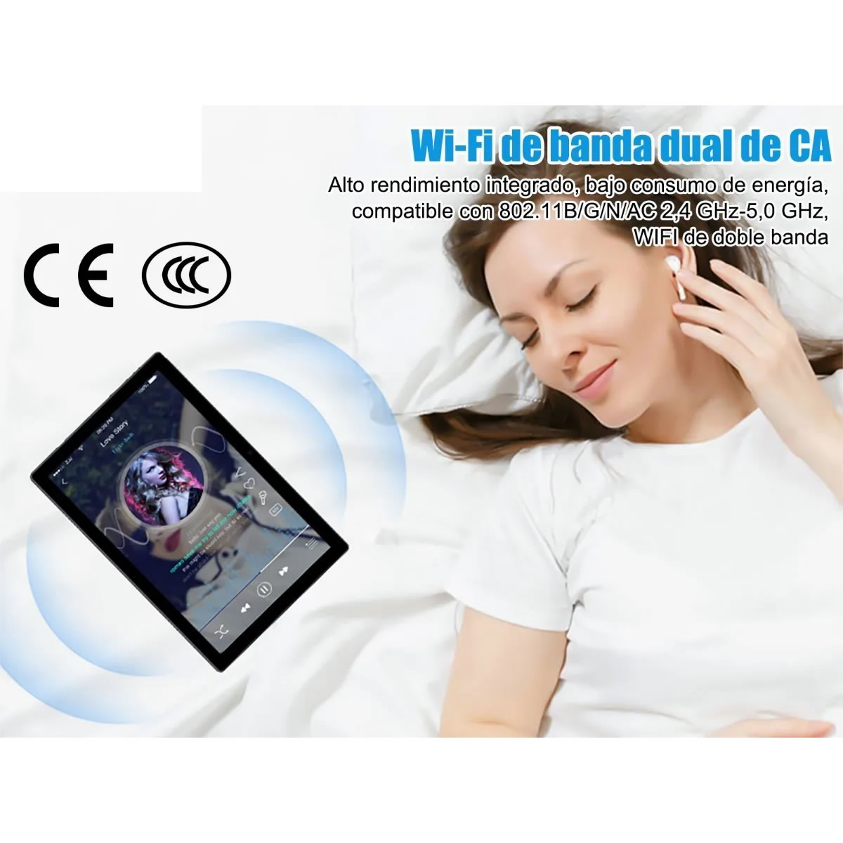 Tablet de 10.1 Pulgadas Android 11 64Gb Con Teclado Xgody TAB10