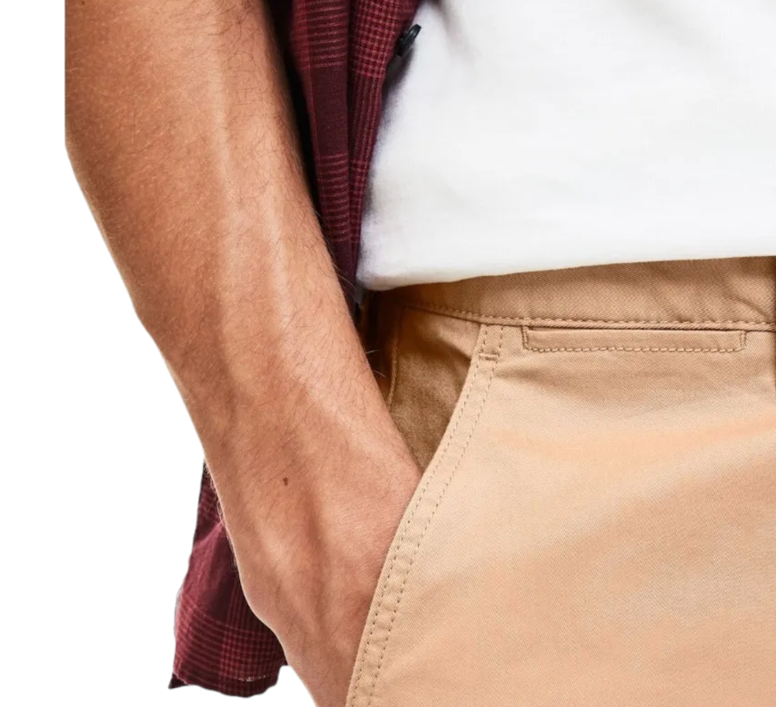 Pantalón Lacoste Regular Fit Cafe Para Hombre 
