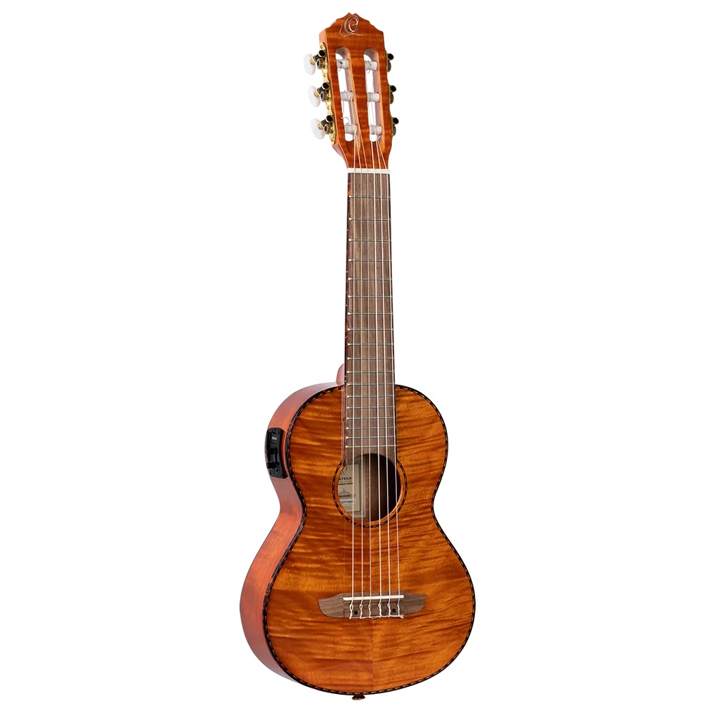 Guitarlele Ortega Guitars Tiger Flamed Con Funda