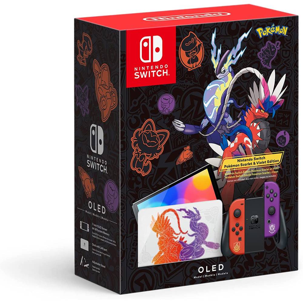 Nintendo Switch OLED Edición Pokémon 64 GB Wi-Fi Scarlet & Violet