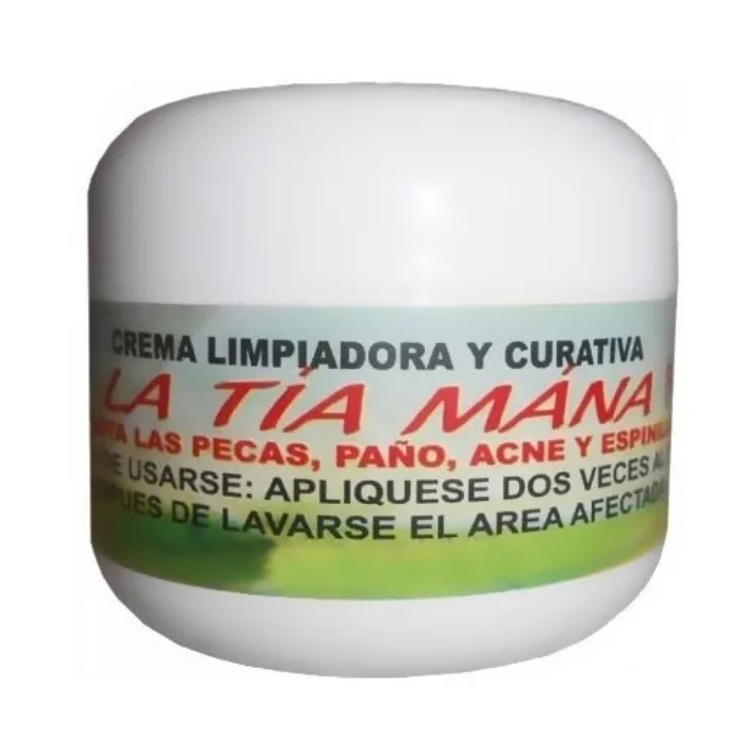 Crema Tia Mana Para Manchas De Sol Y Espinillas