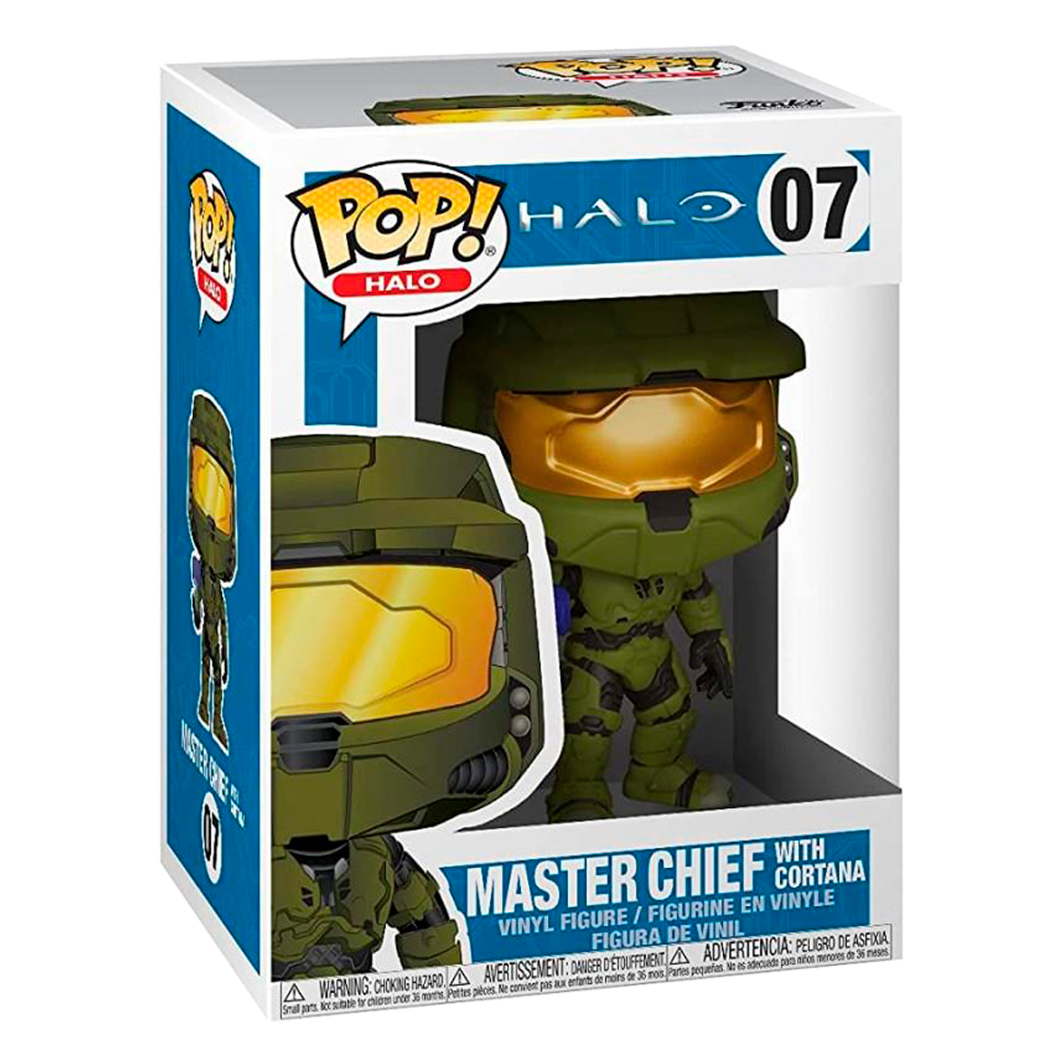 Funko Pop Master Chief Con Cortana #07 Videojuego Halo Figura Original
