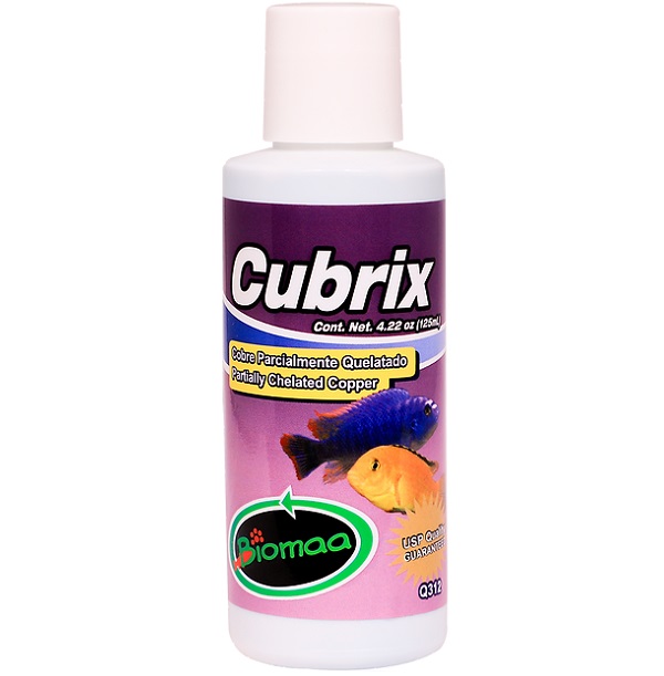 Cubrix Cobre De 125 Ml Peces Parásitos Biomaa Acuario