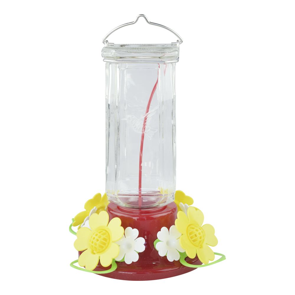 BEBEDERO DE VIDRIO PRISMA P/COLIBRÍ 600 ML