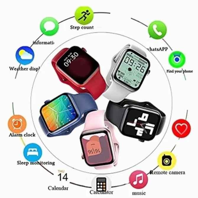 Smartwatch T500 Reloj Inteligente Deportivo Impermeable Bluetooth Multifuncional