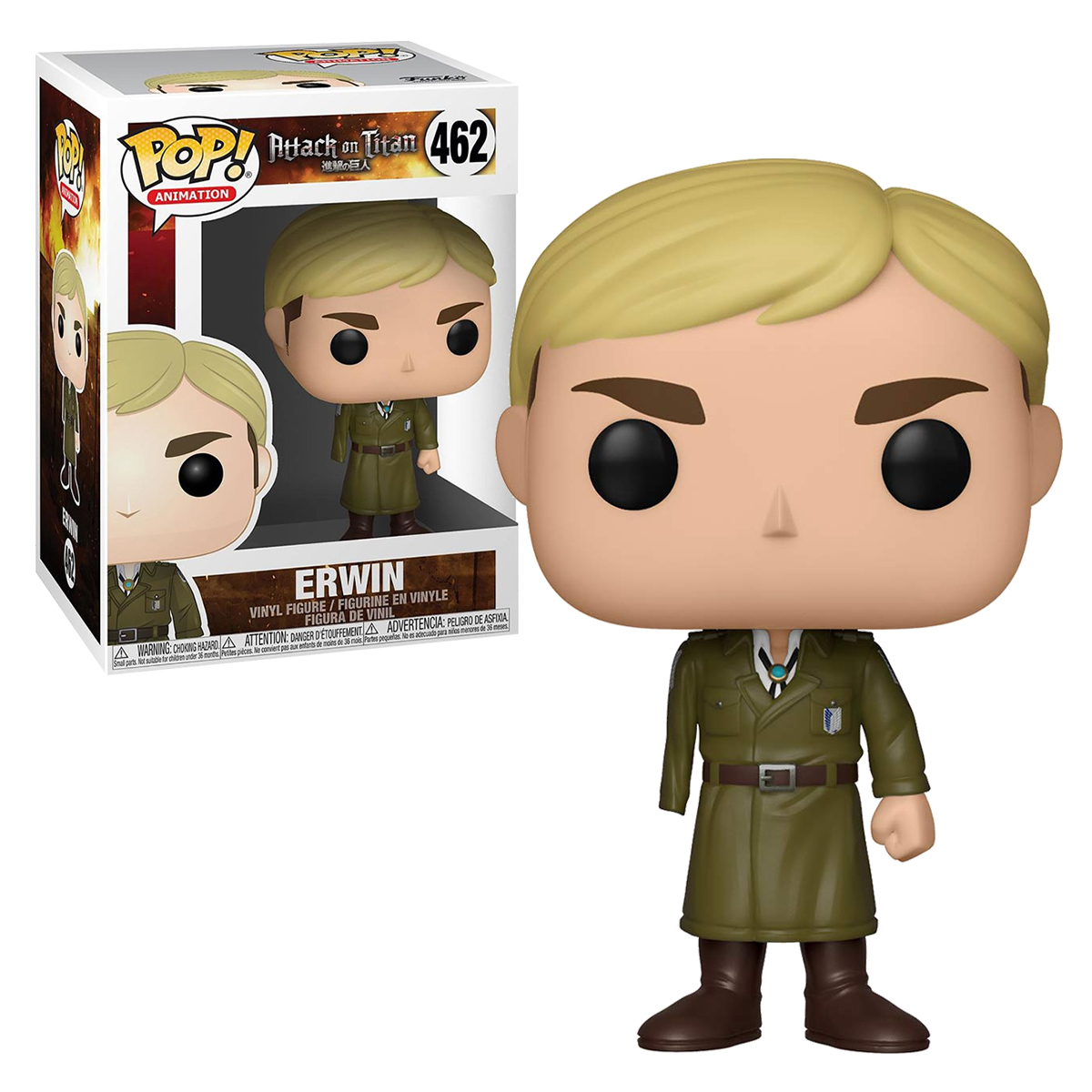 Funko Pop Erwin Smith #462 Attack On Titan Anime Figura Original